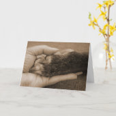 Herzlichen Glückwunsch zu Ihrer Adoption! Karte (Gelbe Blume)