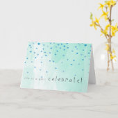 Herzlichen Glückwunsch zu Ihrer Adoption Karte (Gelbe Blume)