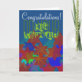 Herzlichen Glückwunsch zu Ihrer Bar Mitzvah Karte