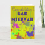 Herzlichen Glückwunsch zu Ihrer Bar Mitzvah Karte<br><div class="desc">Herzlichen Glückwunsch zu Ihrer Bar Mitzvah Mazel Tov Star von David Grußkarte von den einzelnen Sammlungen Anpassen Sie es - EDIT die Hintergrundfarbe dieser Karte,  um Sie Anzug!!</div>