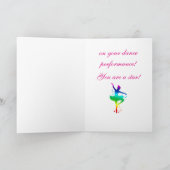 Herzlichen Glückwunsch zu Ihrer Dance-Erwägung Karte (Innenseite)