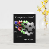 Herzlichen Glückwunsch zu Ihrer Erfolgskarte Karte (Gelbe Blume)