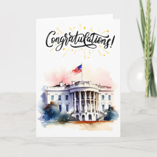 Herzlichen Glückwunsch zu Ihrer ersten Wahl Karte