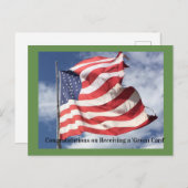 Herzlichen Glückwunsch zu Ihrer Grünen Karte (Vorne/Hinten)