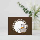 Herzlichen Glückwunsch zu Ihrer gut verdienten Wer Postkarte (Stehend Vorderseite)