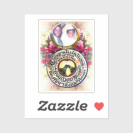 Herzlichen Glückwunsch zu Ihrer Hochzeit Custom-Cu Aufkleber