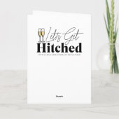 Herzlichen Glückwunsch zu Ihrer Hochzeit, Herrn un Karte (Rückseite)