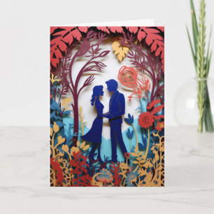 Herzlichen Glückwunsch zu Ihrer Hochzeit Karte