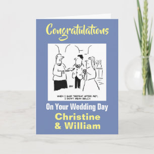 Herzlichen Glückwunsch zu Ihrer Hochzeit Karte