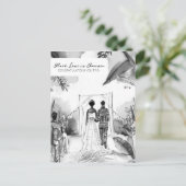 Herzlichen Glückwunsch zu Ihrer Hochzeit Postkarte (Stehend Vorderseite)