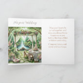 Herzlichen Glückwunsch zu Ihrer Hochzeitskarte Karte (Innenseite)