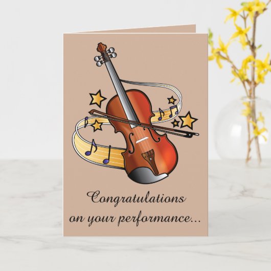 Herzlichen Glückwunsch zu Ihrer Musik Karte (Gelbe Blume)