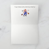 Herzlichen Glückwunsch zu Ihrer neuen Ankunft! Karte (Innenseite)