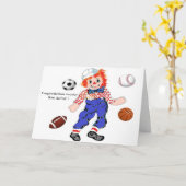 Herzlichen Glückwunsch zu Ihrer neuen Ankunft! Karte (Gelbe Blume)