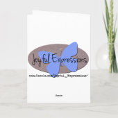 Herzlichen Glückwunsch zu Ihrer neuen Baby-Grußkar Karte (Rückseite)