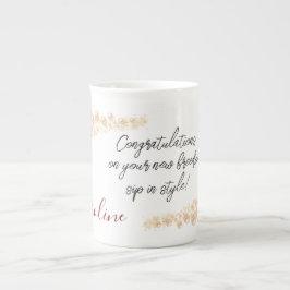 Herzlichen Glückwunsch zu Ihrer neuen Freiheit Sip Porzellantasse