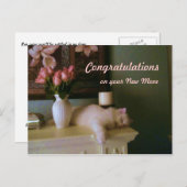 Herzlichen Glückwunsch zu Ihrer neuen Postkarte (Vorne/Hinten)