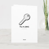 Herzlichen Glückwunsch zu Ihrer neuen Tiny Zuhause Karte (Rückseite)