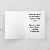 Herzlichen Glückwunsch zu Ihrer neuen Tiny Zuhause Karte (Innenseite)