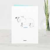 Herzlichen Glückwunsch zu Ihrer neuen Welpe Karte (Rückseite)