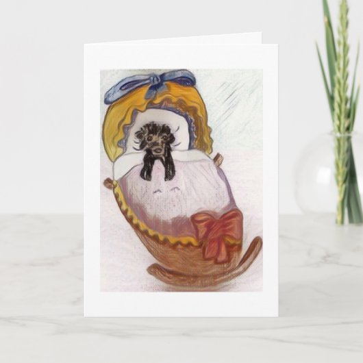 Herzlichen Glückwunsch zu Ihrer neuen Welpe Karte (Vorderseite)