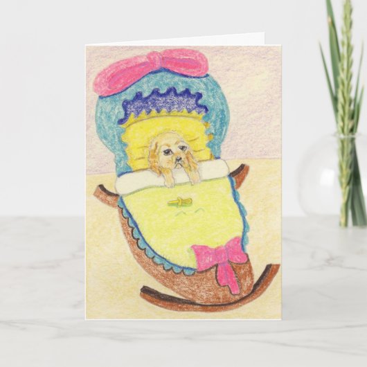 Herzlichen Glückwunsch zu Ihrer neuen Welpe Karte (Vorderseite)