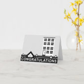 Herzlichen Glückwunsch zu Ihrer neuen Zuhause : hi Karte (Gelbe Blume)