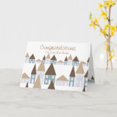 Herzlichen Glückwunsch zu Ihrer neuen Zuhause Karte (Gelbe Blume)