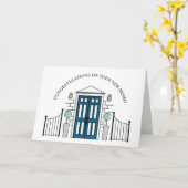 Herzlichen Glückwunsch zu Ihrer neuen Zuhause Karte (Gelbe Blume)