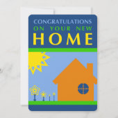 Herzlichen Glückwunsch zu Ihrer neuen Zuhause (Mod Einladung (Vorderseite)