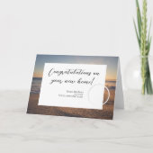 Herzlichen Glückwunsch zu Ihrer neuen Zuhause Ocea Karte (Vorderseite)