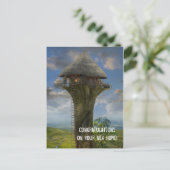 Herzlichen Glückwunsch zu Ihrer neuen Zuhause - Po Ankündigungspostkarte (Stehend Vorderseite)