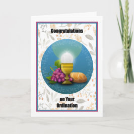 Herzlichen Glückwunsch zu Ihrer Ordination Karte