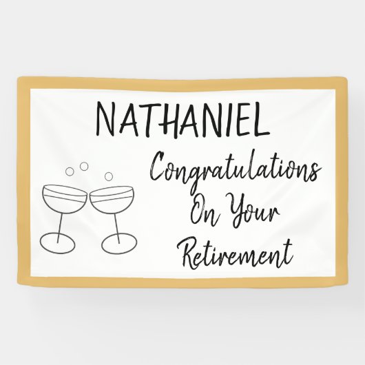 Herzlichen Glückwunsch zu Ihrer Personalisierten P Banner (Horizontal)