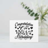 Herzlichen Glückwunsch zu Ihrer PostCard Postkarte (Stehend Vorderseite)