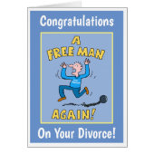 Herzlichen Glückwunsch zu Ihrer Scheidung. (Vorne)