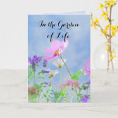 Herzlichen Glückwunsch zu Ihrer Scheidung Karte (Gelbe Blume)