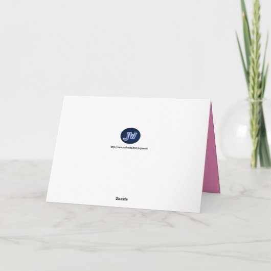 Herzlichen Glückwunsch zu Ihrer Taufe! Karte (Rückseite)