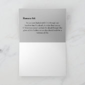 Herzlichen Glückwunsch zu Ihrer Taufe! Karte (Innenseite)