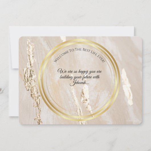 Herzlichen Glückwunsch zu Ihrer Taufkarte (Vorderseite)