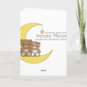 Herzlichen Glückwunsch zu Ihrer Verlobung Braut &  Karte (Rückseite)