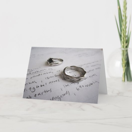 Herzlichen Glückwunsch zu Ihrer Verlobung Card Karte (Vorderseite)