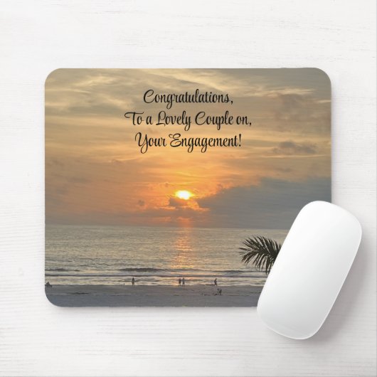 Herzlichen Glückwunsch zu Ihrer Verlobung, dem Mau Mousepad (Mit Mouse)