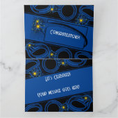 Herzlichen Glückwunsch zu Ihrer Verlobung! (Dunkel Karte (Innenseite)