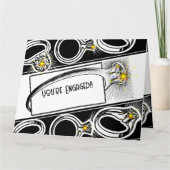 Herzlichen Glückwunsch zu Ihrer Verlobung! Karte (Vorderseite)