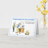 Herzlichen Glückwunsch zu Ihrer Werbeaktion. Karte (Gelbe Blume)