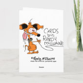 Herzlichen Glückwunsch zu Ihrer Werbeaktion Karte (Rückseite)