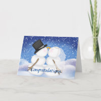 Herzlichen Glückwunsch zu Ihrer Winterhochzeit