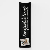 Herzlichen Glückwunsch zu One Foto und Custom Text Banner (Vertikal)