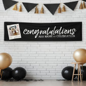 Herzlichen Glückwunsch zu One Foto und Custom Text Banner